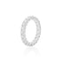 3mm Moissanite Eternity Ring in 925 Sterling Silver by Jayco Jewelry
