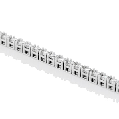 3MM Moissanite Tennis Bracelet in Solid 925 Silver by Jayco Jewelry