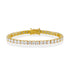 4mm Moissanite Tennis Bracelet in Yellow Gold Vermeil by Jayco Jewelry