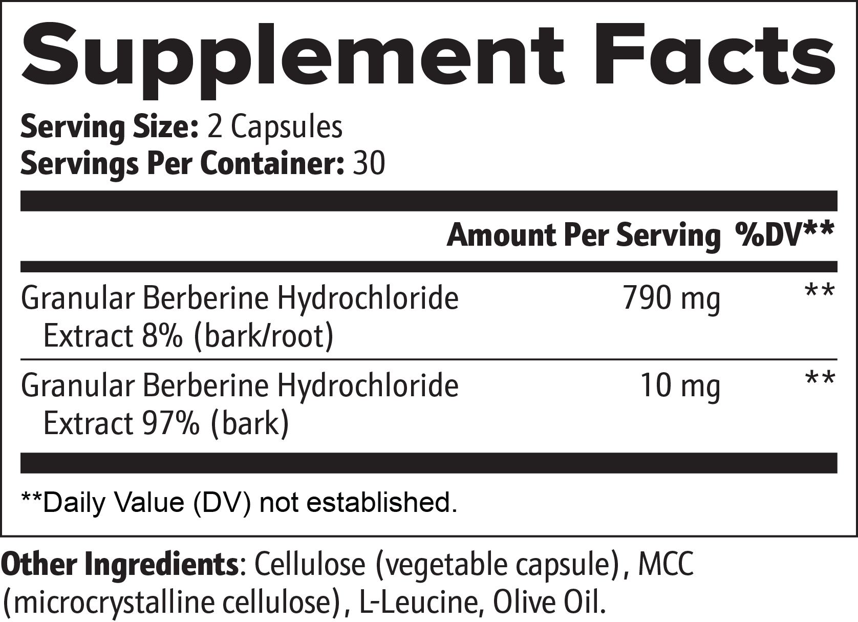 Berberine HCl Complex | Metabolic &amp; Blood Sugar Support by Protein Zone