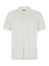Tom Ford Men White Polo Shirt With Classic Collar In Cotton Blend Man by Luosophy