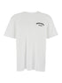 Dsquared2 Men White Crewneck T-Shirt With Logo Lettering On The Front In Cotton Man by Luosophy