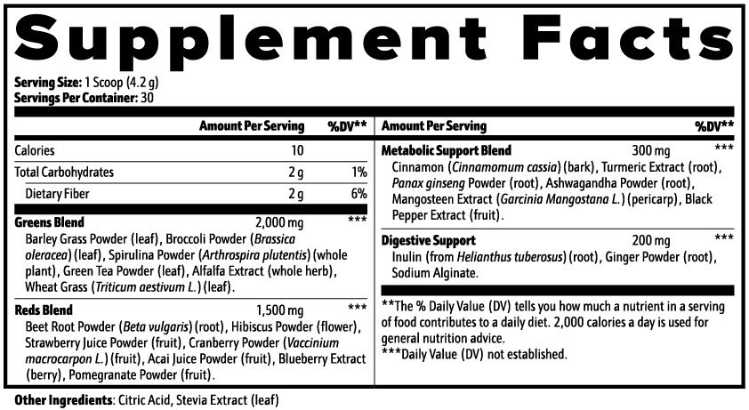 Green Superfood Energy Complex by Protein Zone