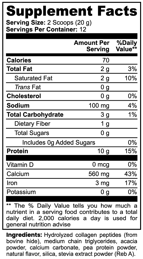 Grass-Fed Collagen Creamer (Vanilla), 8.5 oz by Minimo Nutrition