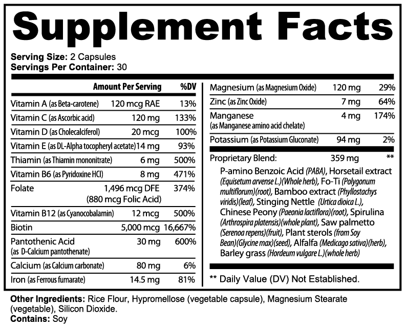 Hair, Skin and Nails Essentials, 60 ct. by Minimo Nutrition