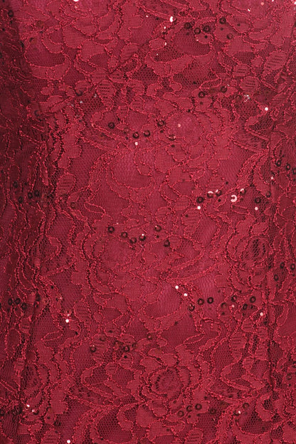 CLEARANCE - Eureka 2030J V-Neck Long Lace Gown Includes Jacket (Size 3XL) by DiscountDressShop