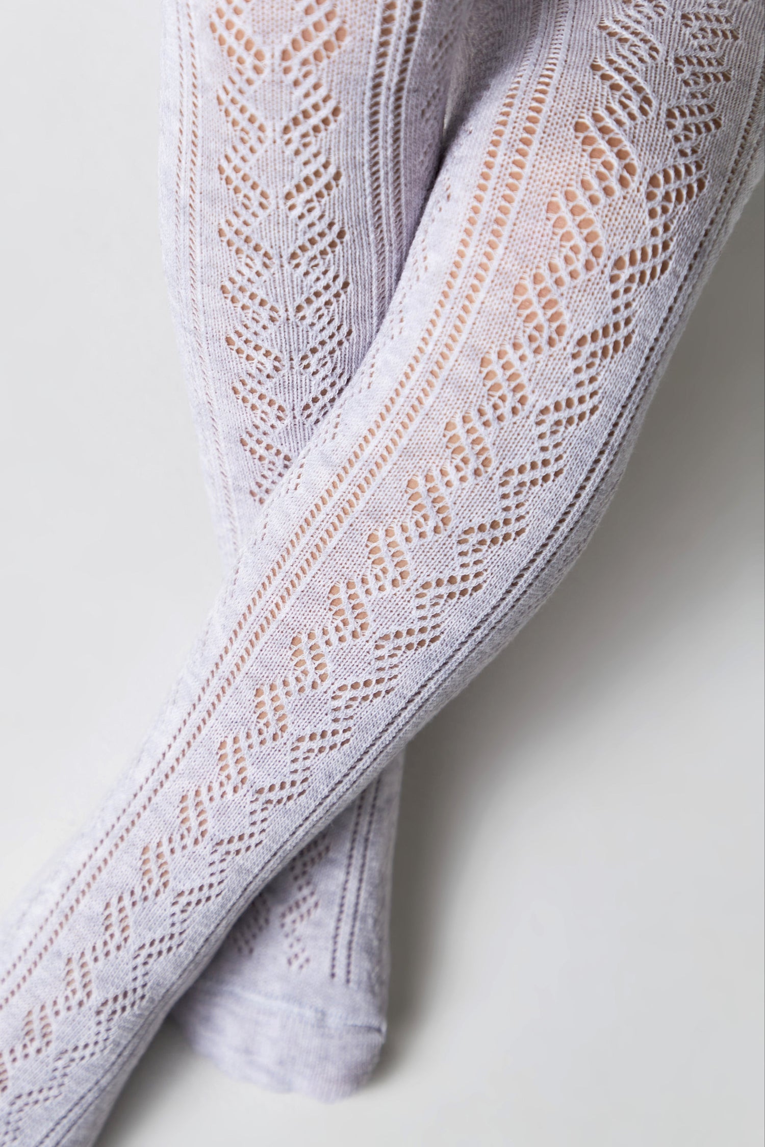 Conte-Kids Cotton Tights Miss 617 - Lace Pattern