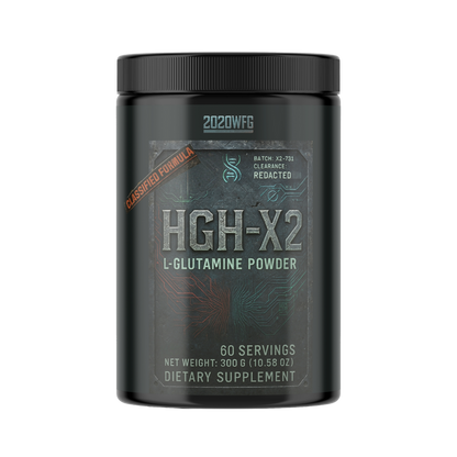 HGH-X2: Elite Muscle Recovery Formula (Pharma-Grade L-Glutamine Powder – 60 Servings) by 2020WFG