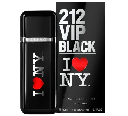 212 Vip Black I Love NYC By Carolina Herrera For Men 3.4oz EDP Spray by perfumesandrea