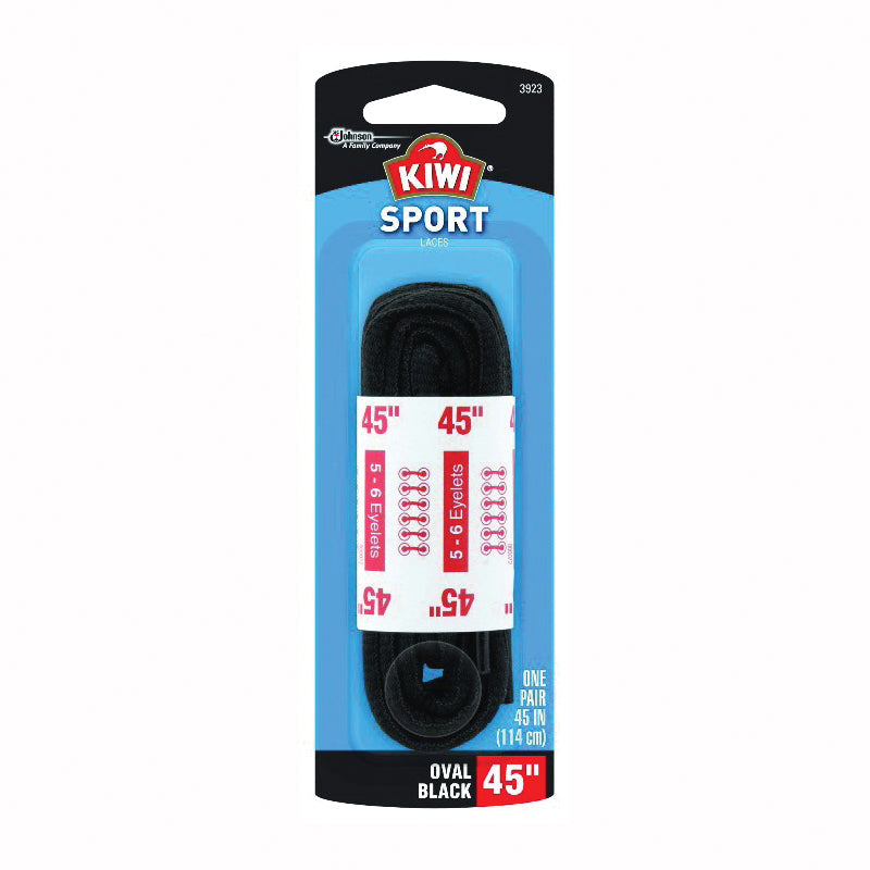 Kiwi Sport 45 In. Black Athletic Shoe Laces by Pasteur Pharmacy
