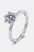 1 Carat Brilliant Round Cut Sparkala™ 6-Prong Twisted Ring by Sparkala