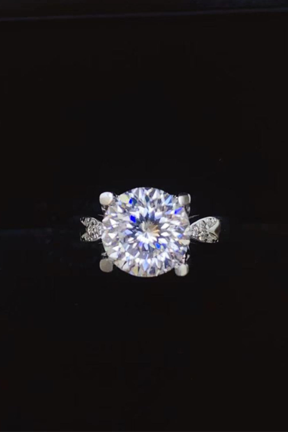 2 Carat Brilliant Round Cut Sparkala™ Platinum Over Pure Sterling Silver Ring by Sparkala