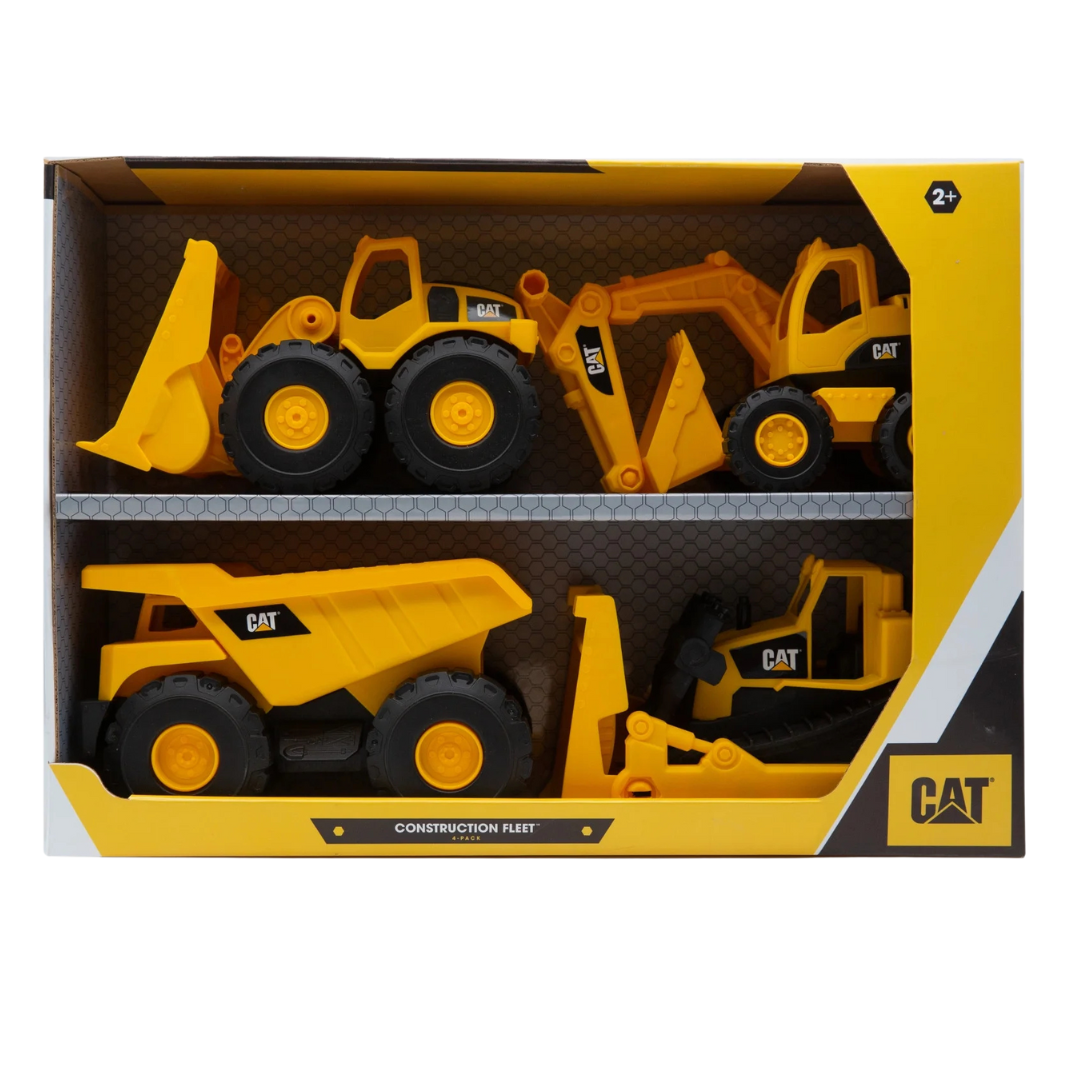 CAT Construction Fleet 4-Pack Toy Vehicles (2Y+) by Farmacias Savia