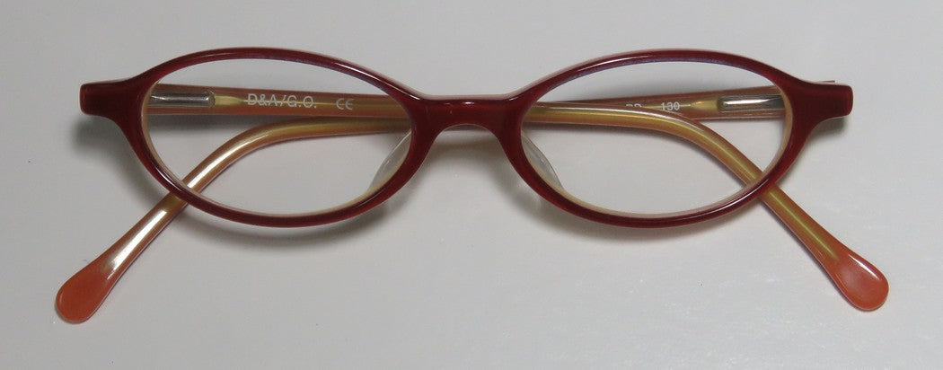 D&amp;A Ma112 Raspberry Eyeglasses by ModaFrames