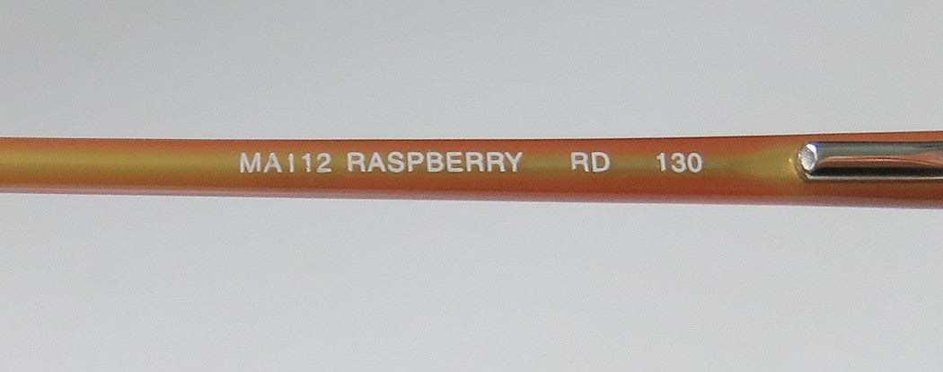 D&amp;A Ma112 Raspberry Eyeglasses by ModaFrames