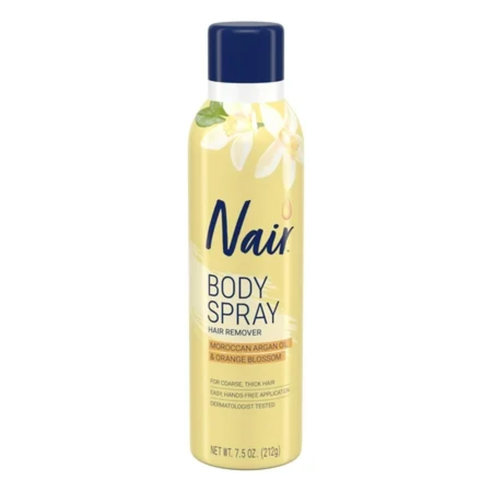 Nair Hair Remover Body Spray with Moroccan Argan Oil (7.5 oz) by Farmacias Savia