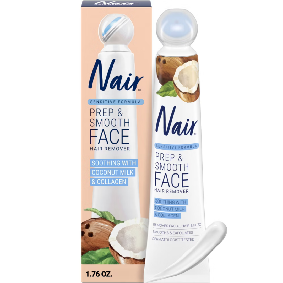 Nair Prep &amp; Smooth Face Hair Remover Coconut Milk (1oz) by Farmacias Savia