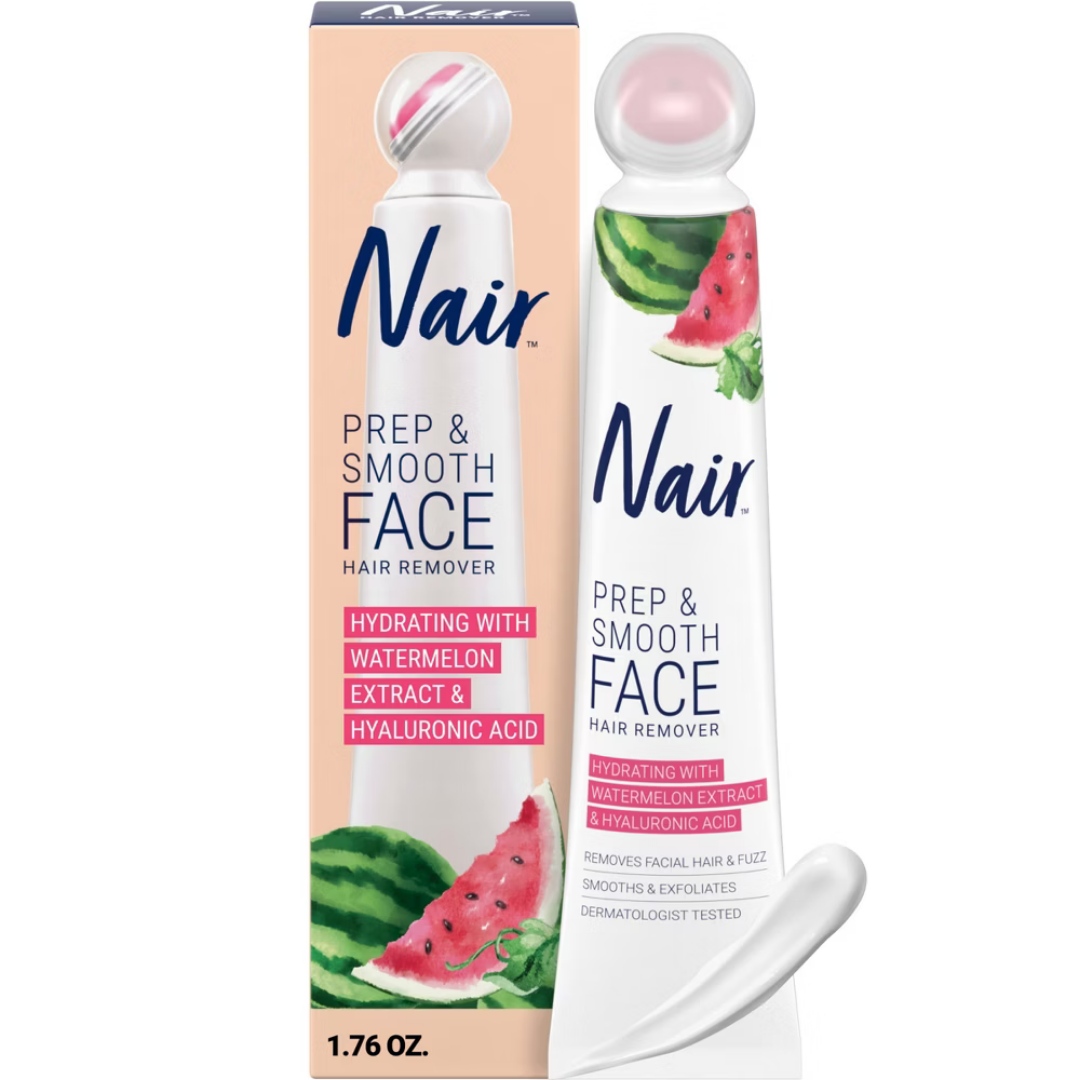 Nair Prep &amp; Smooth Face Hair Remover Watermelon Extract (1oz) by Farmacias Savia