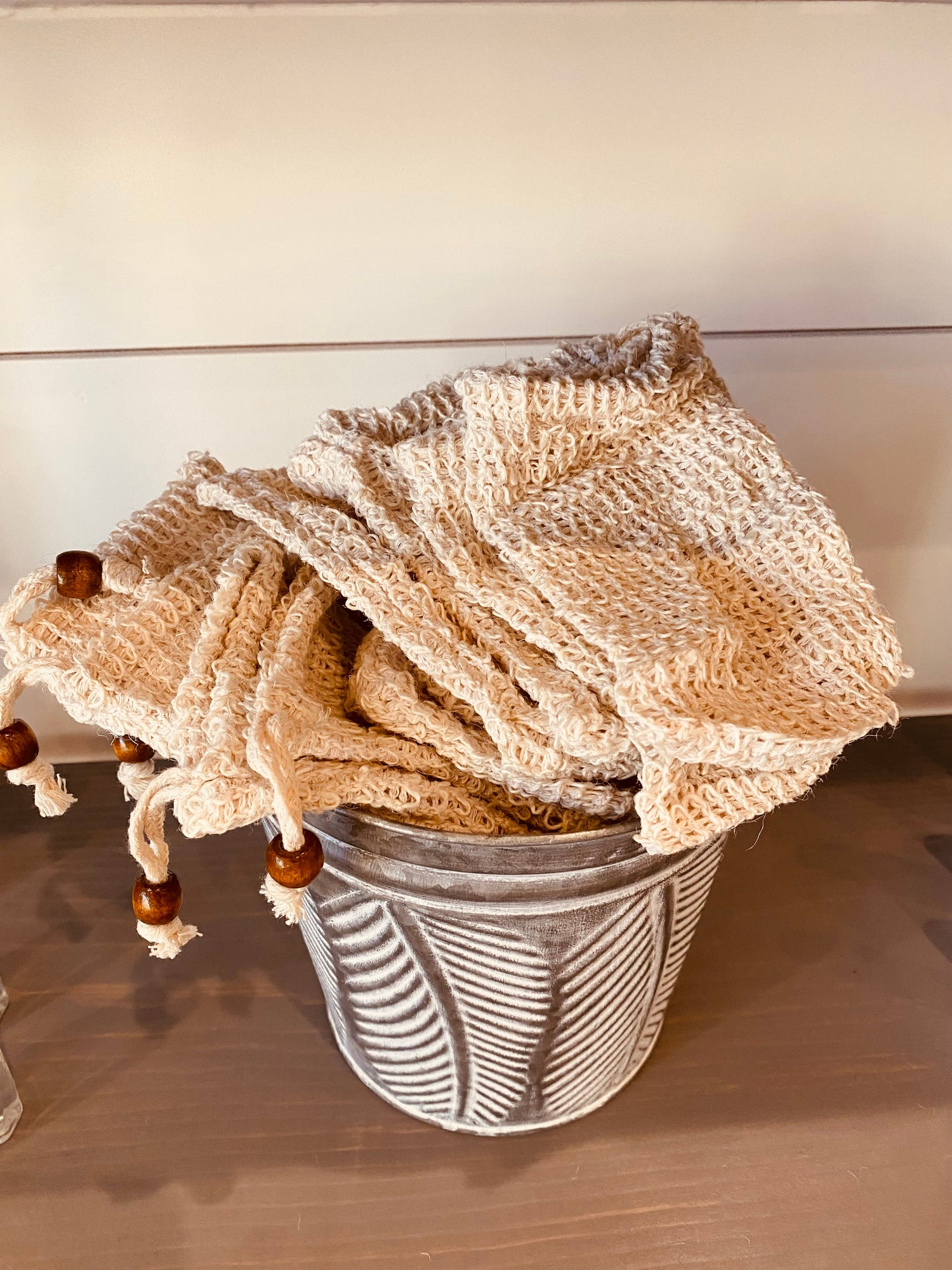 Sisal Soap Pouch