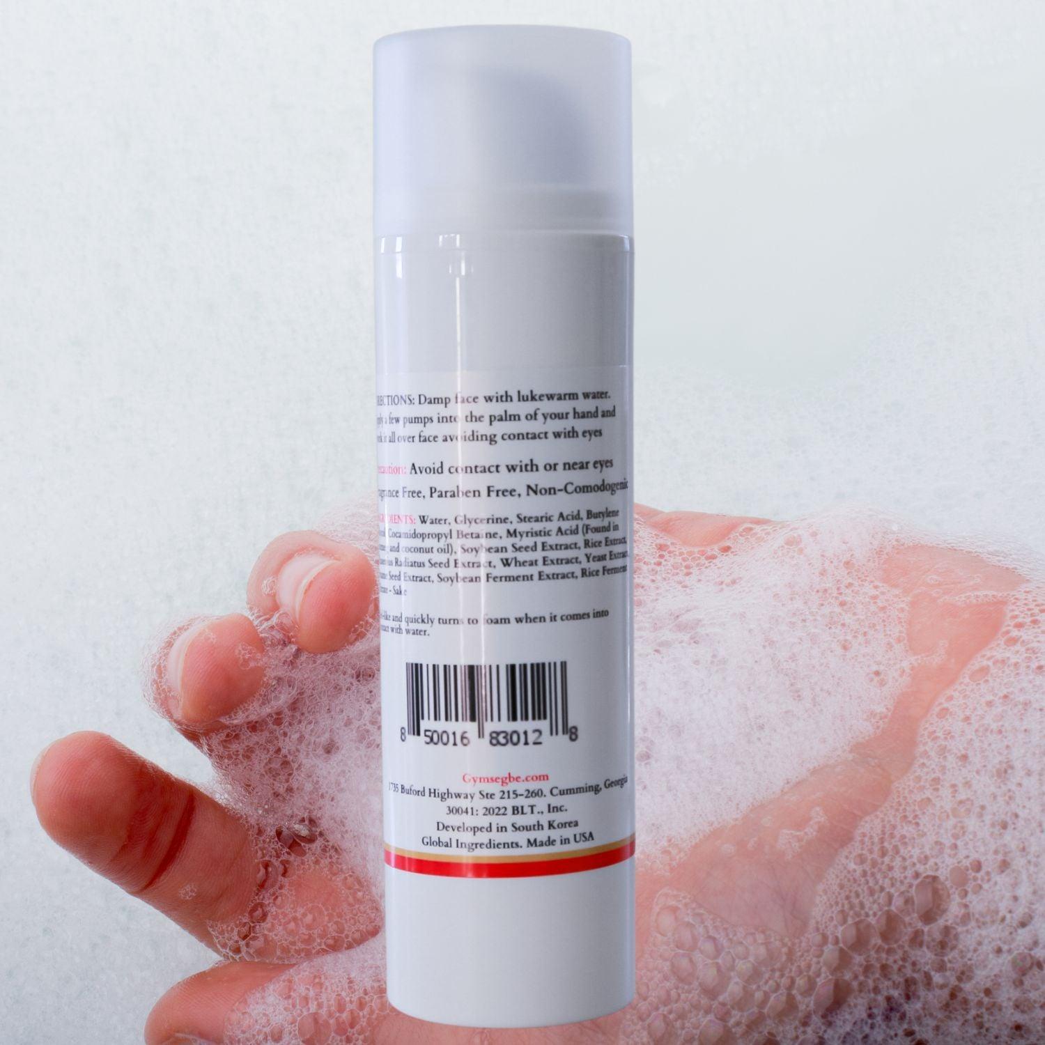 Advanced Brightening Gel Foam Cleanser | Rice Extract by gymsegbë