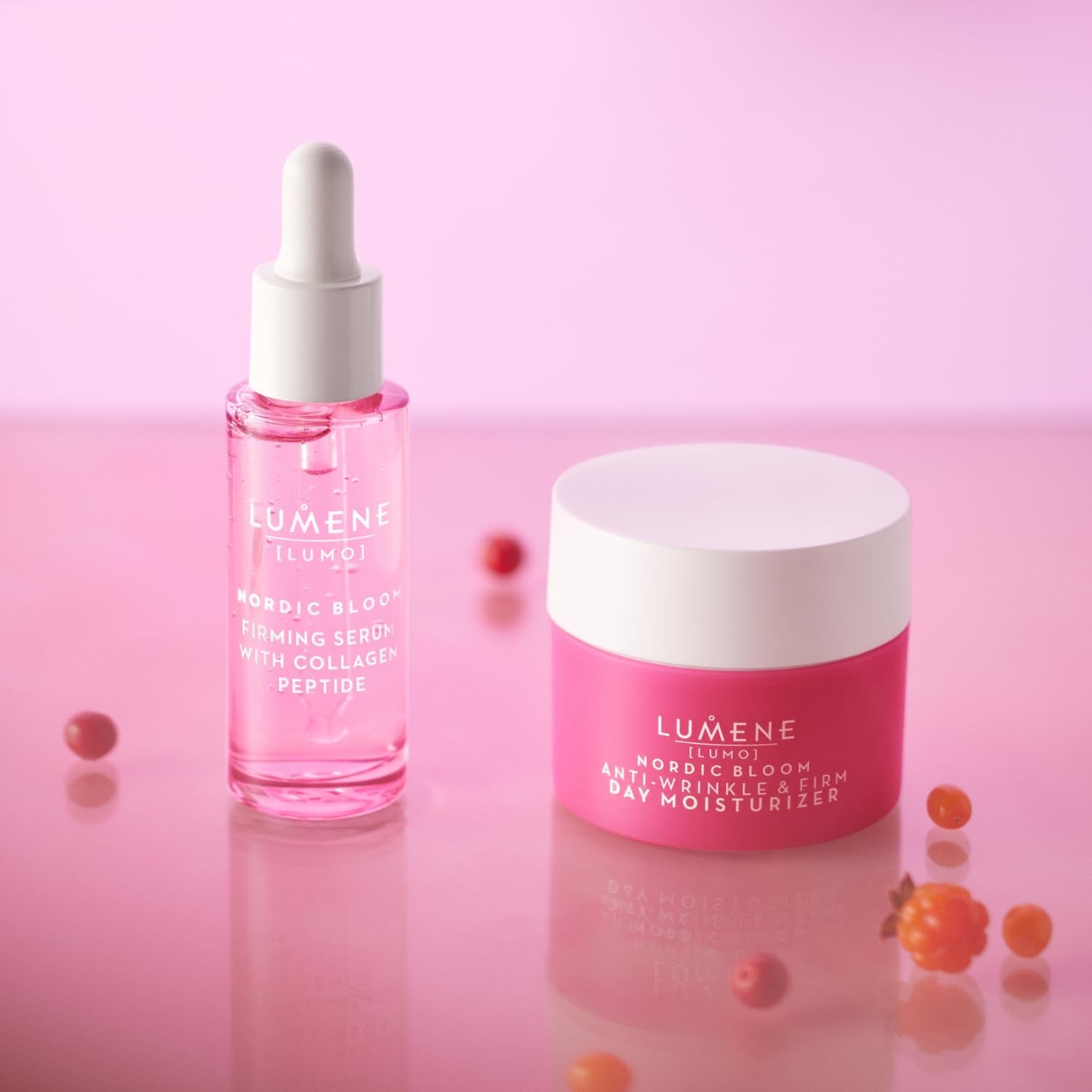 [Lumo] Vegan Collagen Face Serum - Firming Peptide Serum Formulated with Hyaluronic Acid for Smoother, Plump-Looking Skin - Helps to Reduce the Appearance of Fine Lines + Wrinkles (1 Fl Oz) by Korean Skin Care