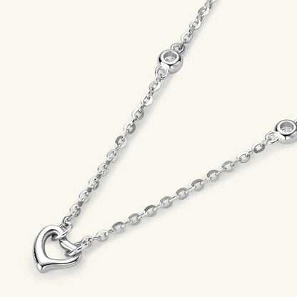 Sparkala™ 925 Sterling Silver Heart Necklace by Sparkala
