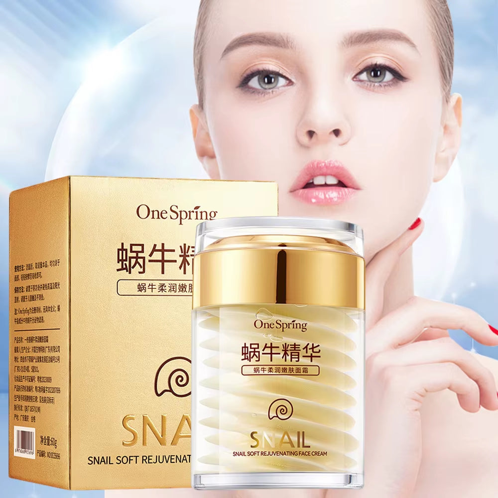 Snail Collagen Face Cream Moisturizer Firming Brighten Skin Day Cream for Face Nourishing Smoothing Korean Cosmetics Skin Care by Korean Skin Care