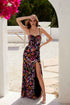 Juliet JT2498A Long Fitted Floral Embroidered Design Evening Gown by DiscountDressShop