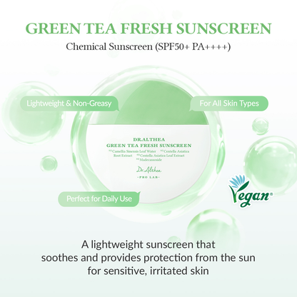 Dr. Althea Green Tea Fresh Sunscreen SPF50+ PA++++ by AsiaBeautyMall