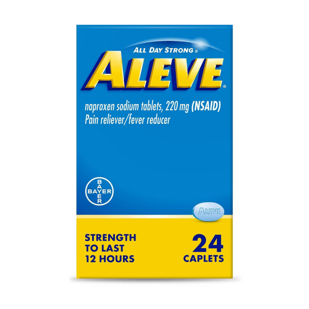 Aleve Naproxen Sodium Pain Reliever 220mg Tablets (24 ct) by Farmacias Savia