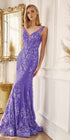 Juliet 277 Fancy Glitter Design Tulle Mermaid Dress by DiscountDressShop