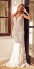Juliet 277W Fancy Glitter Design Tulle Mermaid Wedding Dress by DiscountDressShop