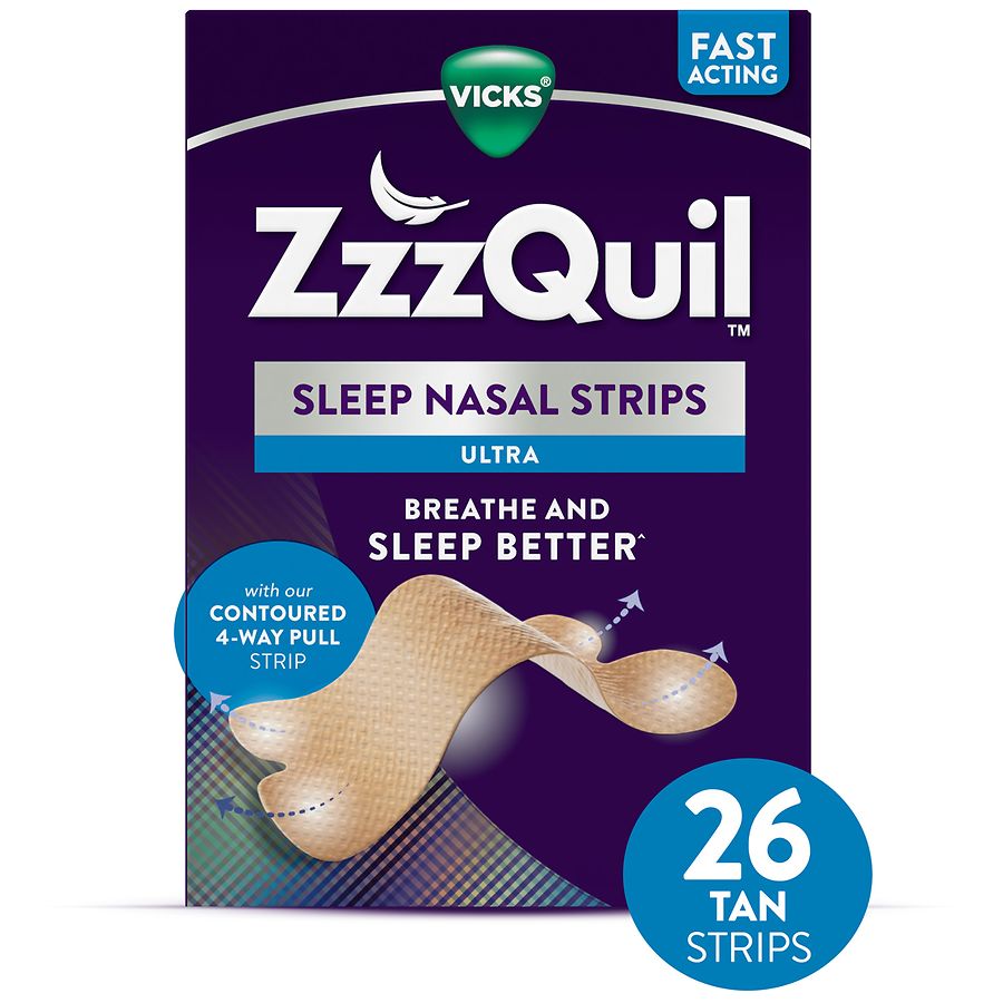 Vicks ZzzQuil Sleep Ultra Nasal Strips 26Ea by Pasteur Pharmacy
