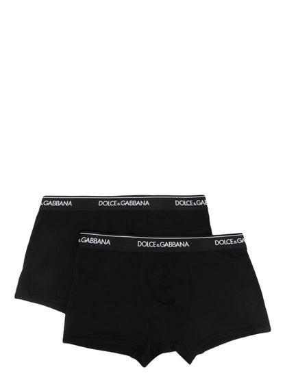 Dolce &amp; Gabbana Men Two-Pack Of Stretch Cotton Regular-Fit Boxers