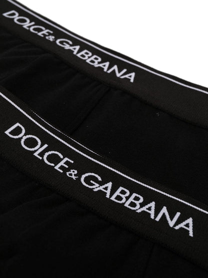 Dolce &amp; Gabbana Men Two-Pack Of Stretch Cotton Regular-Fit Boxers by Luosophy