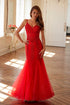 Juliet JT2883C Embellished Fitted Corset Mermaid Gown by DiscountDressShop