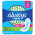 Always Maxi Pads with Wings, Size 2 Long, Unscented, 42 Count by Pasteur Pharmacy