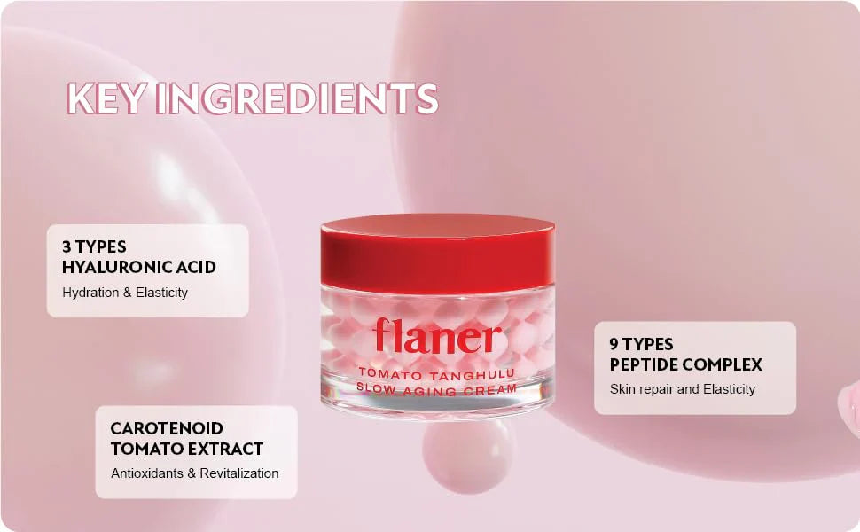 [ Flaner ] Tomato Face Moisturizer Cream 50ml by Pi-Boo