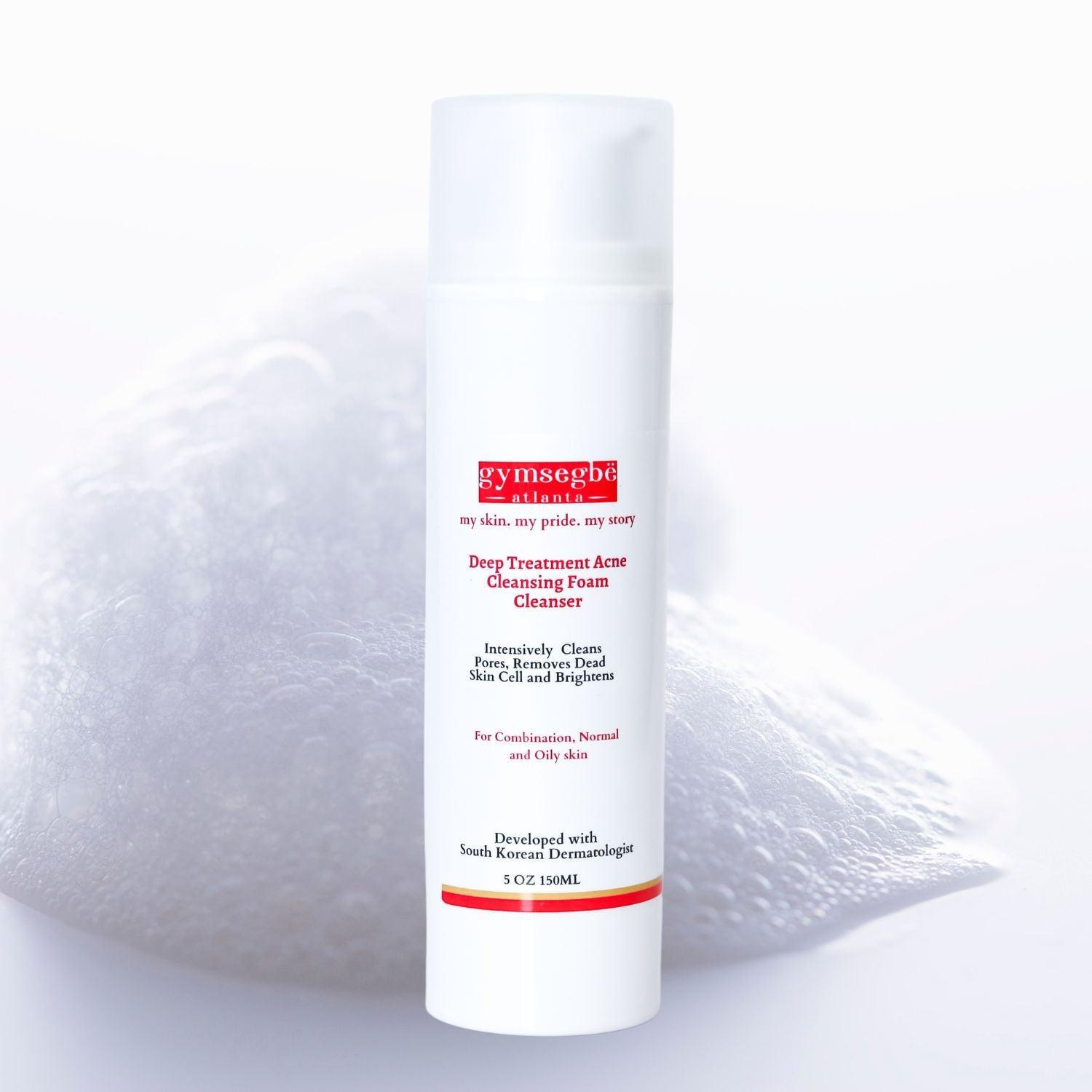 Deep Treatment Acne Cleansing Foam Cleanser by gymsegbë