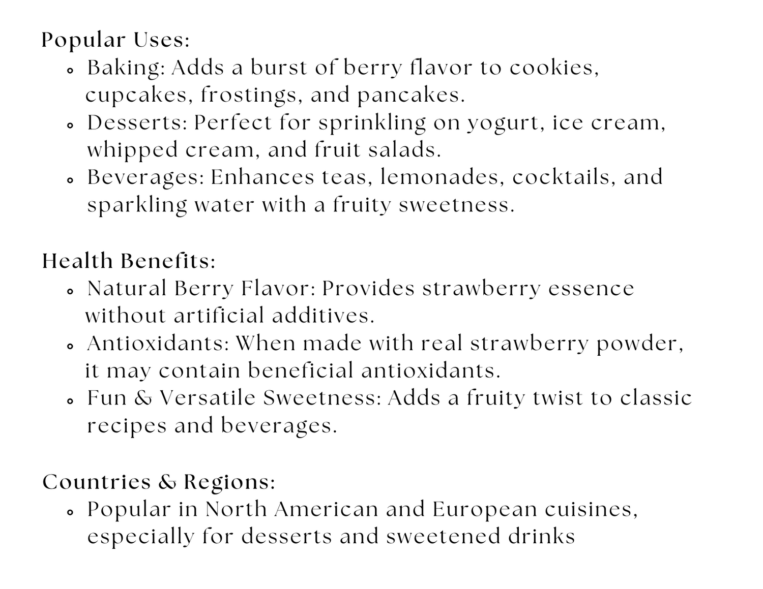 Strawberry Sugar by Spice Wheel
