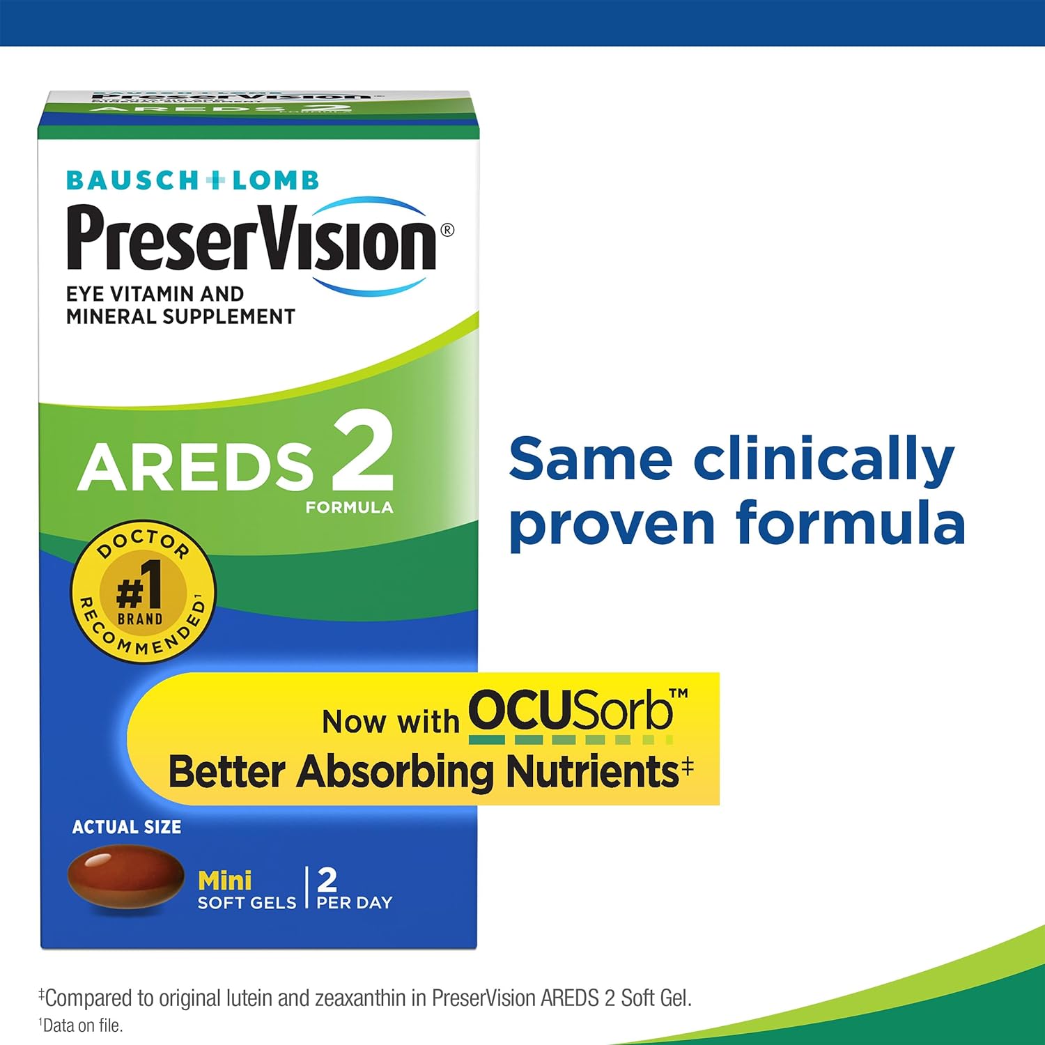 PreserVision AREDS 2 - 210 count Soft Gels - Eye Vitamin &amp; Mineral Supplement - EXP 08/2027 by BalanceX