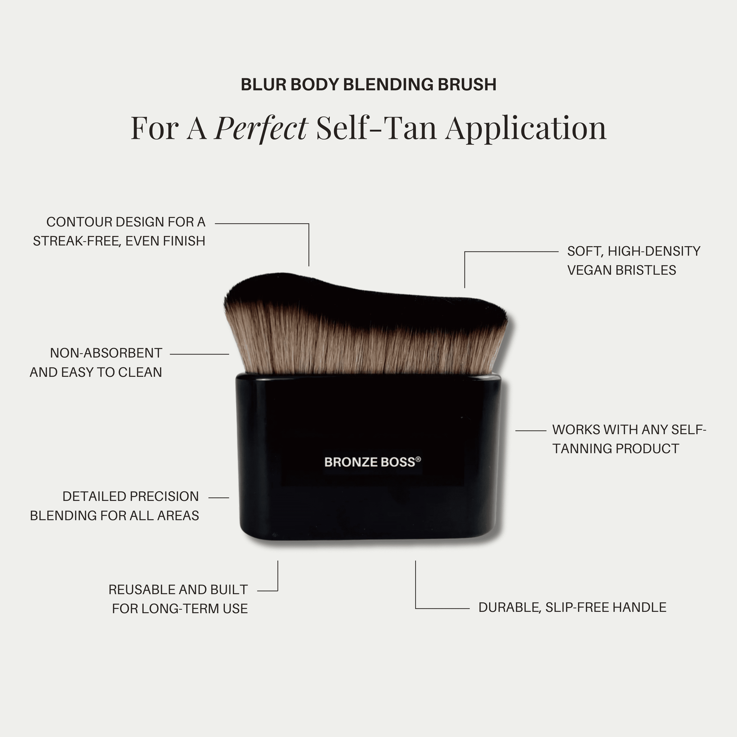 Blur (Body Blending Brush) by BRONZE BOSS LLC