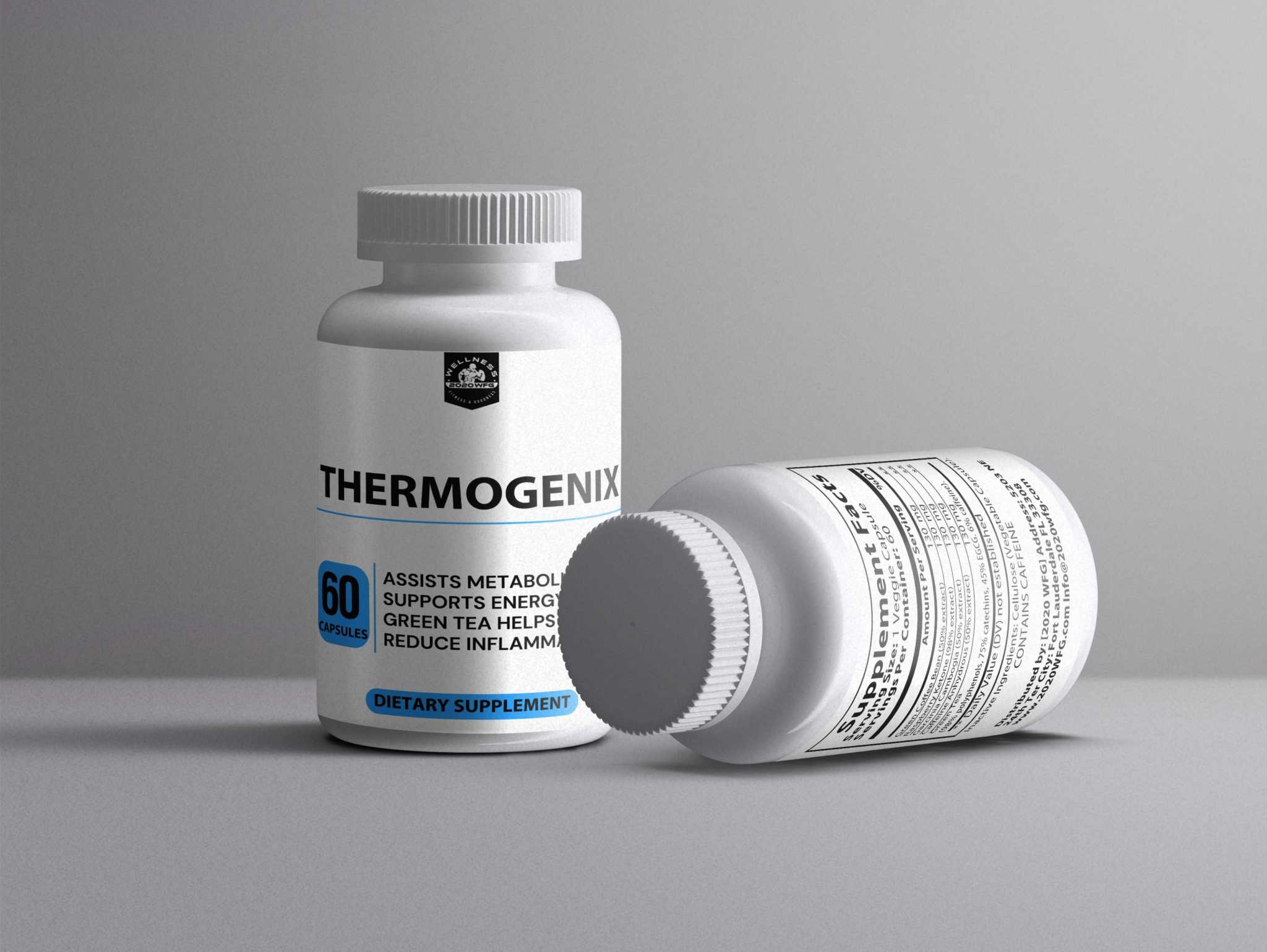 THERMOGENIX: Advanced Metabolic Igniter | 60 Capsules – Green Coffee Bean, Raspberry Ketone &amp; Garcinia Cambogia Extract for Healthy Weight Management by 2020WFG