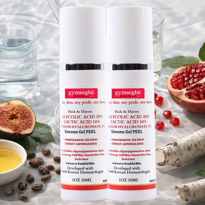 Thick As Thieves Pure Glycolic Acid Lactic Acid Extreme Gel Peel - 30ml by gymsegbë