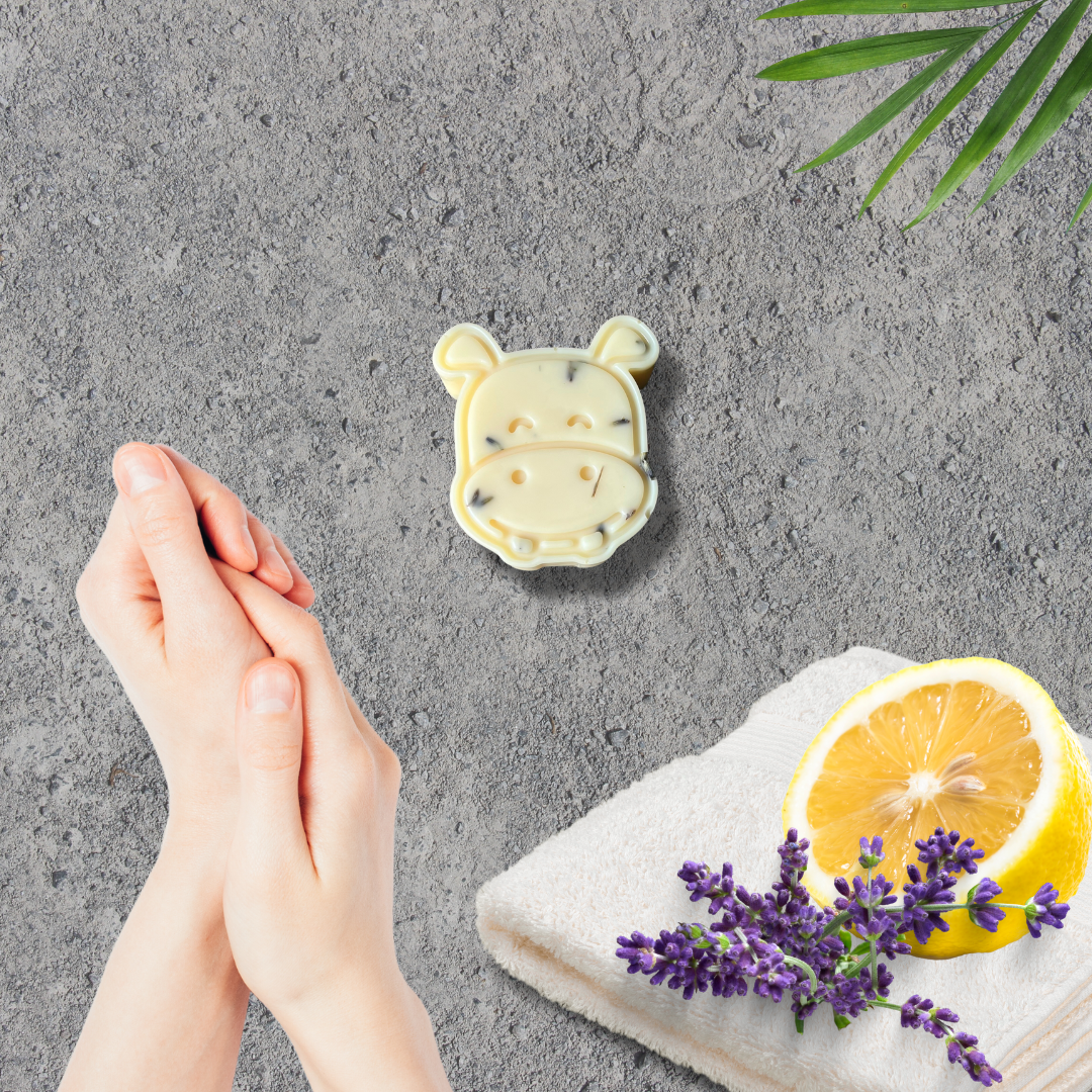 Hippo Head Shaped Lotion Bar by Hippotanicals