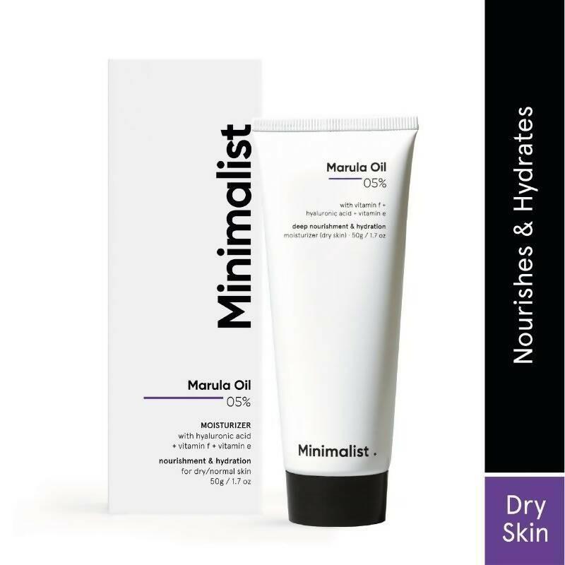 Minimalist 5% Marula Oil Moisturizer With Hyaluronic Acid &amp; Vitamin F &amp; E by Dista