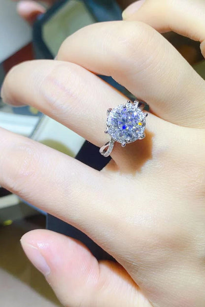 2 Carat Brilliant Round Cut Sparkala™ Platinum Over Pure Sterling Silver Ring by Sparkala