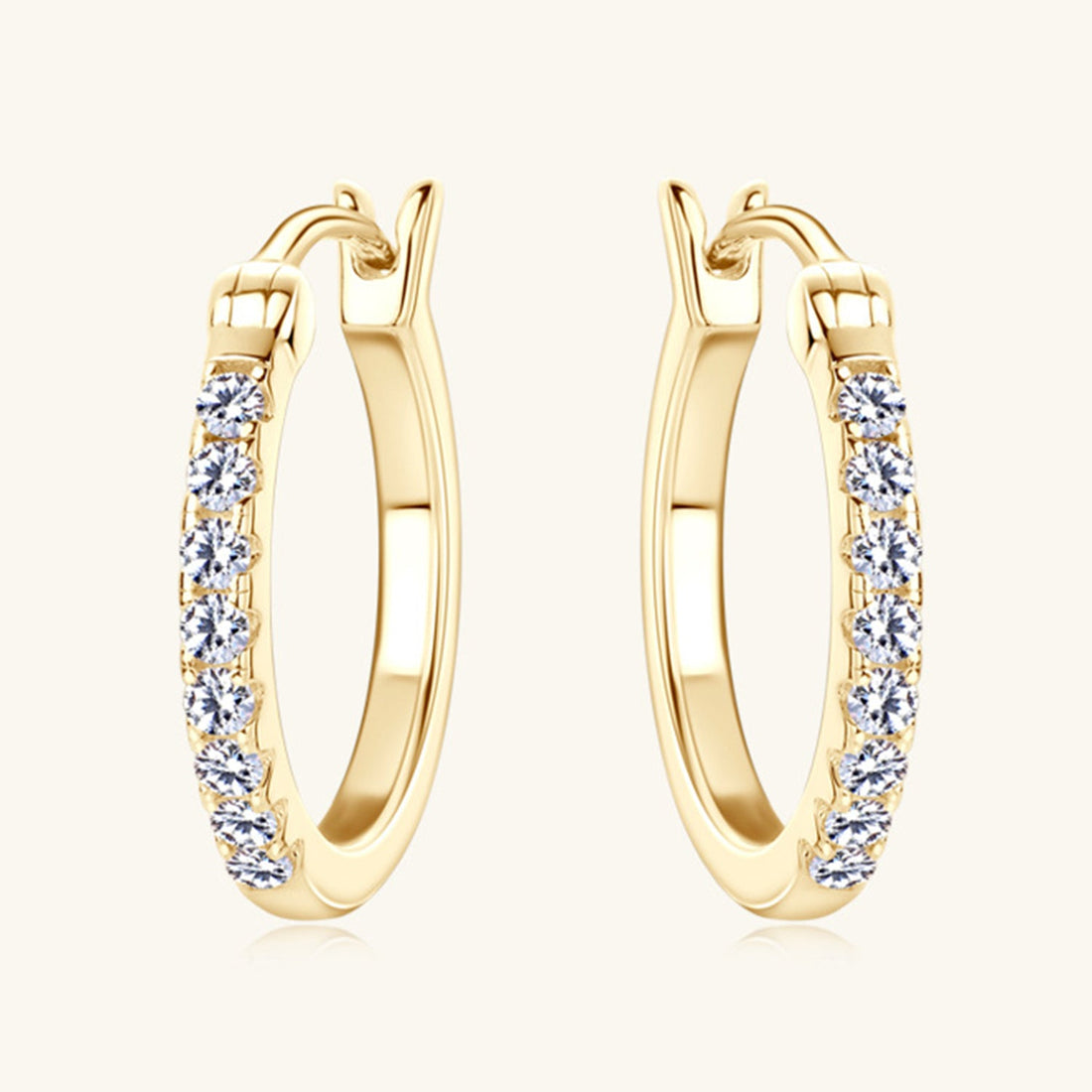 Pure Sterling Silver Sparkala™ Huggie Earrings by Sparkala