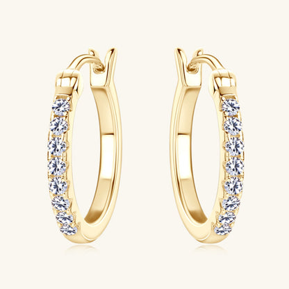 Pure Sterling Silver Sparkala™ Huggie Earrings by Sparkala