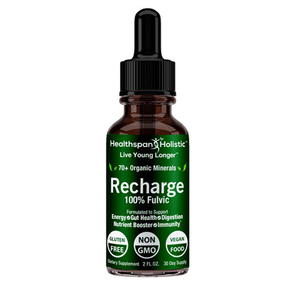 2oz Recharge 100% Fulvic Minerals Concentrate by Healthspan Holistic